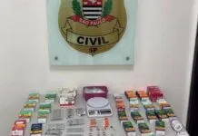Farmacêutico é preso com medicamentos controlados e anabolizantes em São Sebastião