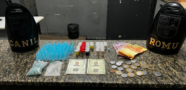 GCM prende trio por tráfico de drogas no Parque São Vicente