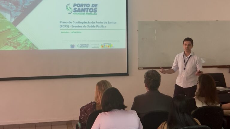 Autoridade Portuária de Santos apresenta novo plano de contingência para emergências de saúde pública