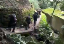 Policiais trocam tiros com bandidos durante operação no Morro do José Menino, em Santos