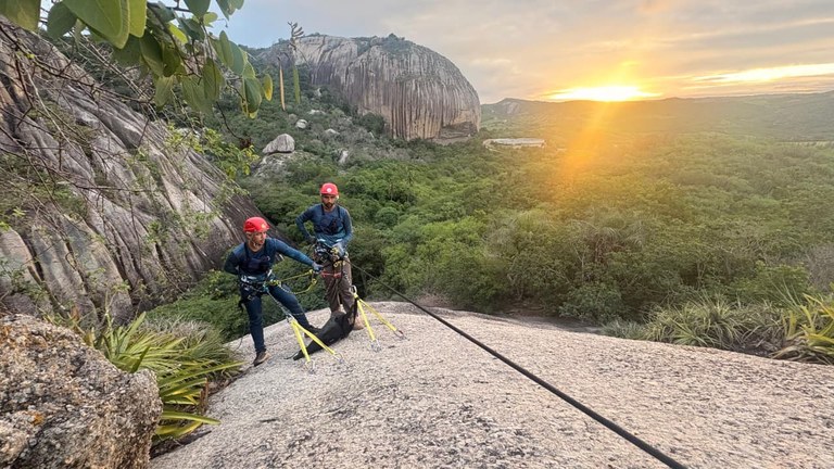 Rapel é oficialmente liberado no Parque Estadual da Pedra da Boca