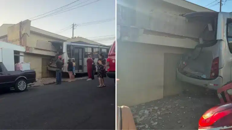 Ônibus desgovernado deixa feridos em Ribeirão