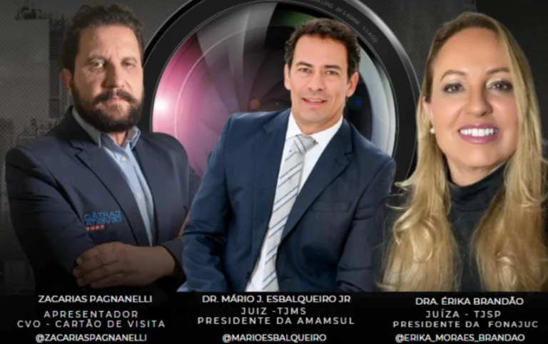 Programa Cartão de Visita entrevista os juízes Dr. Mário Esbalqueiro Júnior e Dra. Érika Brandão