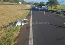 Motociclista morre após colisão seguida de atropelamento em Sertãozinho