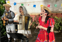 Arraiá da Diversidade leva casamento caipira, samba de coco e touro mecânico à Biblioteca Sinhá Junqueira