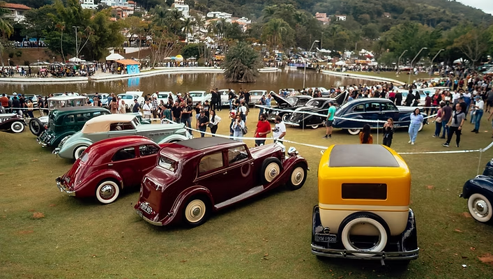 Lazer para o feriado: Maior encontro de carros antigos da América Latina acontece na região