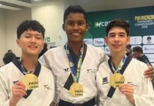 Atleta de Praia Grande conquista ouro no Pan de Taekwondo
