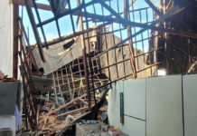 Teto de fábrica de roupas desaba e funcionárias escapam por segundos