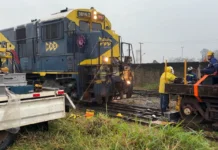 Trem descarrila e mantém vias interditadas em Hortolândia