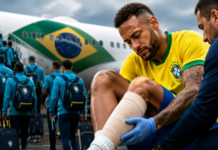 Neymar segue em recuperação e desfalca viagem da Seleção Brasileira para amistoso contra o Egito