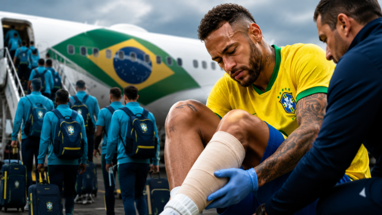 Neymar segue em recuperação e desfalca viagem da Seleção Brasileira para amistoso contra o Egito