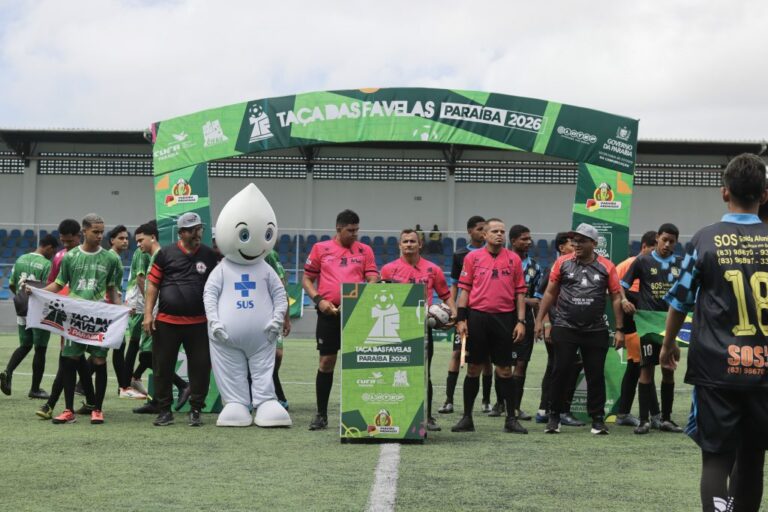 Taça das Favelas Paraíba 2026 tem rodada decisiva neste sábado (6) com disputa por vagas nas oitavas de final