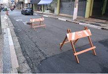 Reparo em galeria é concluído na Barão de Jaguara, mas interdição no trânsito permanece até quinta-feira