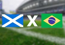 Brasil abre vantagem nos primeiros 45 minutos e assume liderança do grupo