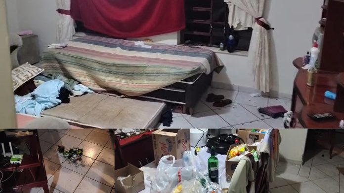 Mulher e bebê de 1 ano são resgatados após cárcere privado Mulher e bebê de 1 ano são resgatados após cárcere privado