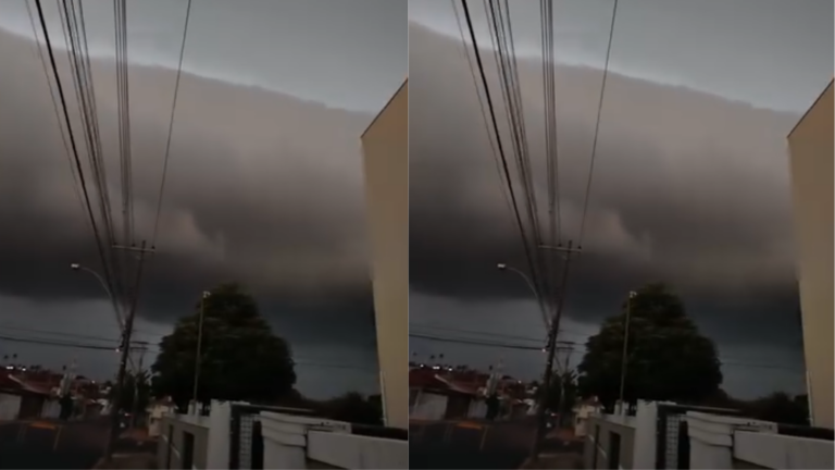 VÍDEO: Nuvem gigante assusta moradores de Ribeirão Preto