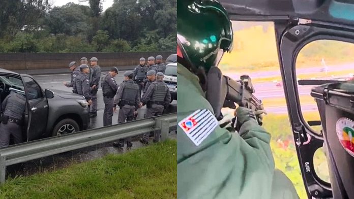 Caminhonete furtada é recuperada após perseguição na Anhanguera