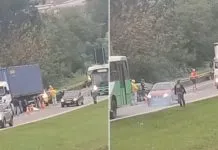 Mulher morre após cair de moto e ser atropelada por carreta na Campinas-Mogi