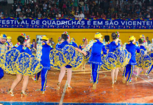 Festival de Quadrilhas Juninas de São Vicente começa nesta sexta