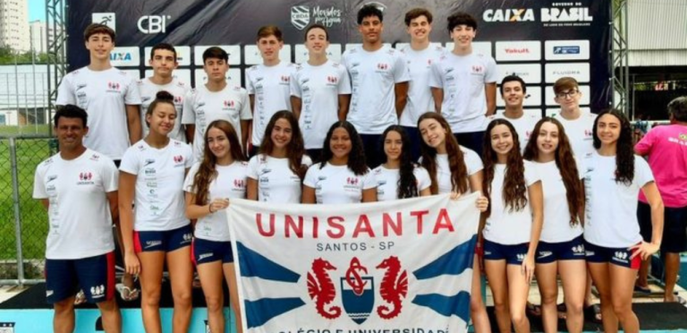 Natação Unisanta faz melhor campanha no Brasileiro Juvenil em 11 anos