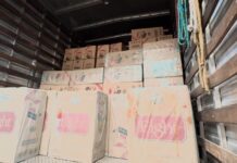 PF prende homem e apreende mais de 100 mil maços de cigarros em operação contra contrabando no Vale