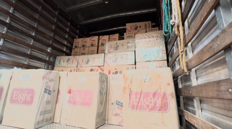 PF prende homem e apreende mais de 100 mil maços de cigarros em operação contra contrabando no Vale