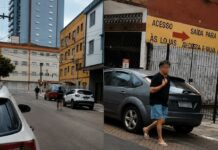 Homem tem corrente roubada em Praia Grande e corre atrás de assaltante; VÍDEO