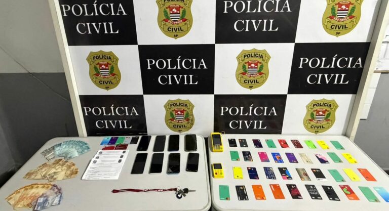 Trio é preso por fraudes eletrônicas e crimes patrimoniais em Guarujá