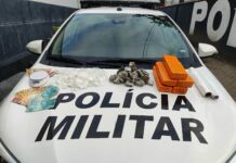Casal é preso com quase 4 kg de maconha e mais de 150 porções de cocaína em Ubatuba