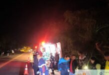 Colisão entre motocicletas deixa cinco feridos e mobiliza operação do Samu em São Sebastião