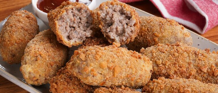 ThaComTudo: Confira uma receita saborosa de Croquete de Carne