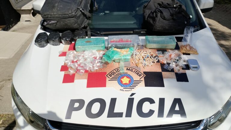PM apreende quase 4 kg de drogas durante operação em Ubatuba