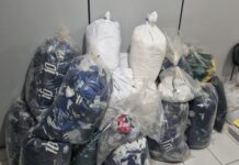 Polícia apreende milhares de itens com marcas esportivas em operação contra pirataria em Potim