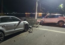 Colisão frontal deixa quatro feridos em São Sebastião,
