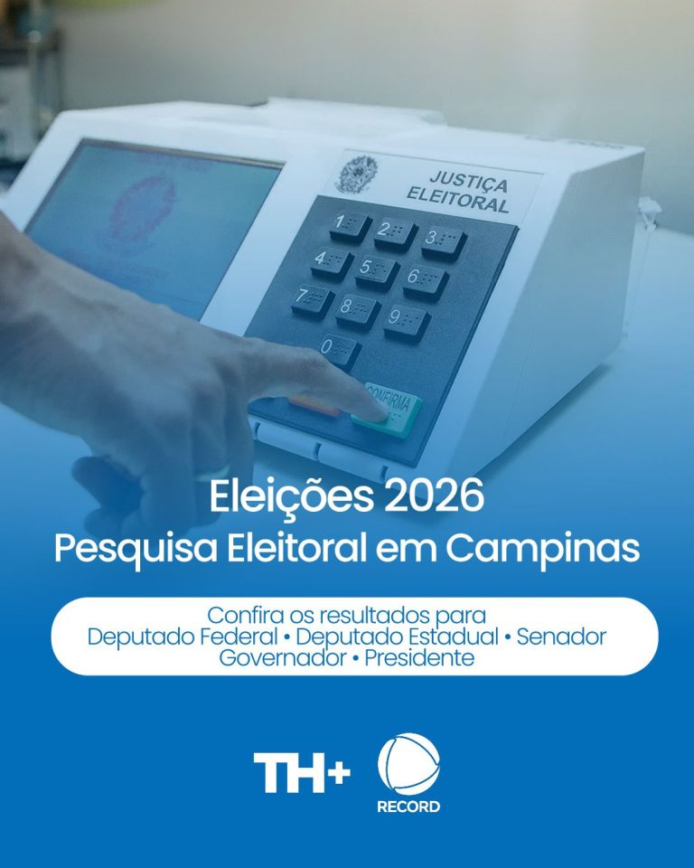 Pesquisa eleitoral revela intenções de votos em Campinas