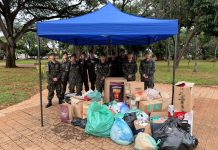 Atiradores do Tiro de Guerra participam de arrecadação de agasalhos em cinco parques de Ribeirão Preto neste sábado