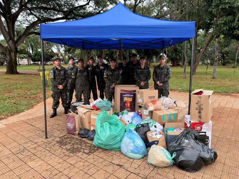 Atiradores do Tiro de Guerra participam de arrecadação de agasalhos em cinco parques de Ribeirão Preto neste sábado