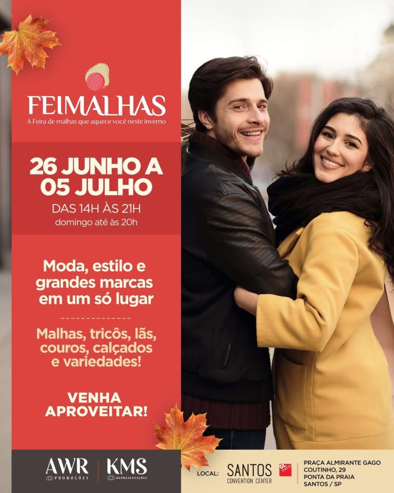 Santos receberá maior feira de malhas do Estado de São Paulo