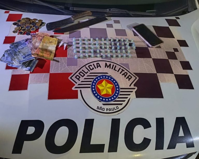 Casal é preso por tráfico de drogas em Guaratinguetá