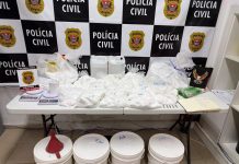 DEIC apreende laboratório de drogas avaliado em cerca de R$ 500 mil e prende suspeito em São José
