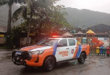 São Sebastião entra em alerta para deslizamentos devido ao acumulado de chuva