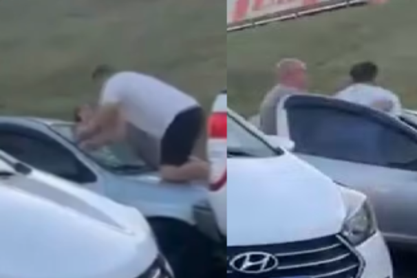 agressao carro registro