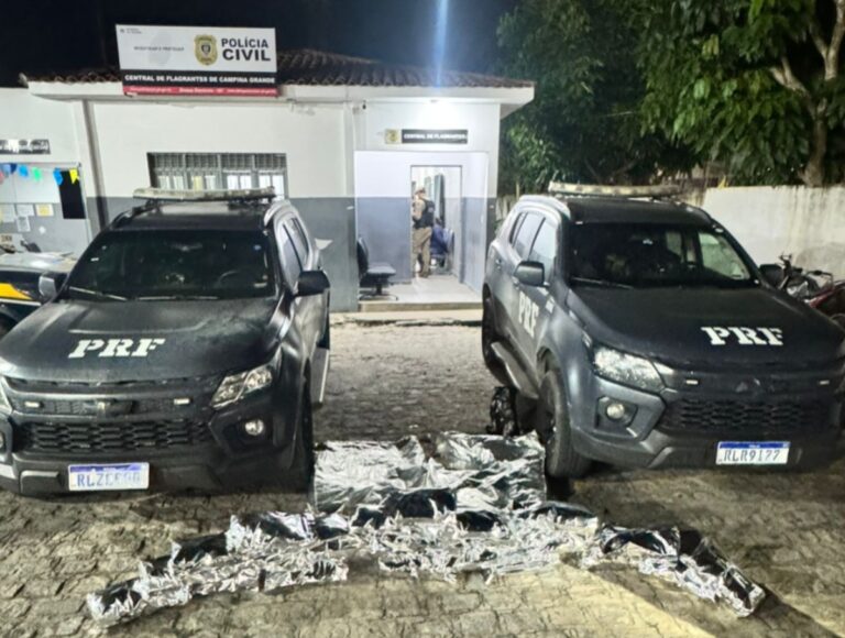 Quatro pessoas são presas com 23 kg de skunk em abordagem da PRF na Paraíba