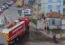 Incêndio destrói quarto de apartamento em conjunto habitacional no Guarujá