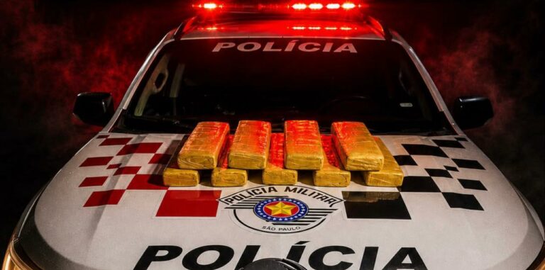 PM apreende quase 10 kg de maconha após perseguição em vicinal