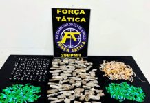 Casal tenta fugir, mas é preso por tráfico de drogas em Mongaguá
