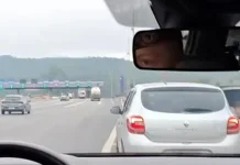 Membro de quadrilha pula do carro em movimento para tentar fugir de abordagem na Rod. dos Bandeirantes