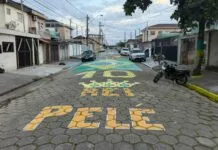 São Vicente libera pintura nas ruas para a Copa do Mundo