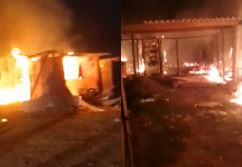 VÍDEO: 21 pessoas ficam desabrigadas após incêndio em cinco habitações no Parque Shalon