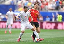 Jogadores do Irã deixam recado para Los Angeles após empate com a Bélgica